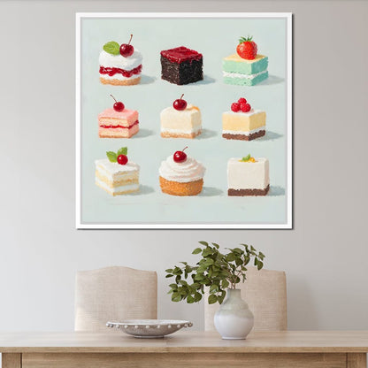 Sweet Slice Delight Tableau Canvas Wall Art