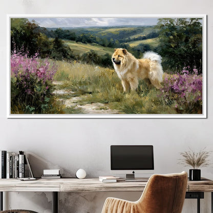 Chow Meadow Trail Summer Light Canvas Wall Art