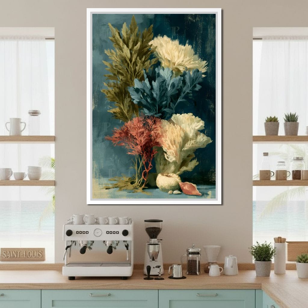 Tides of Forgotten Flora Canvas Wall Art