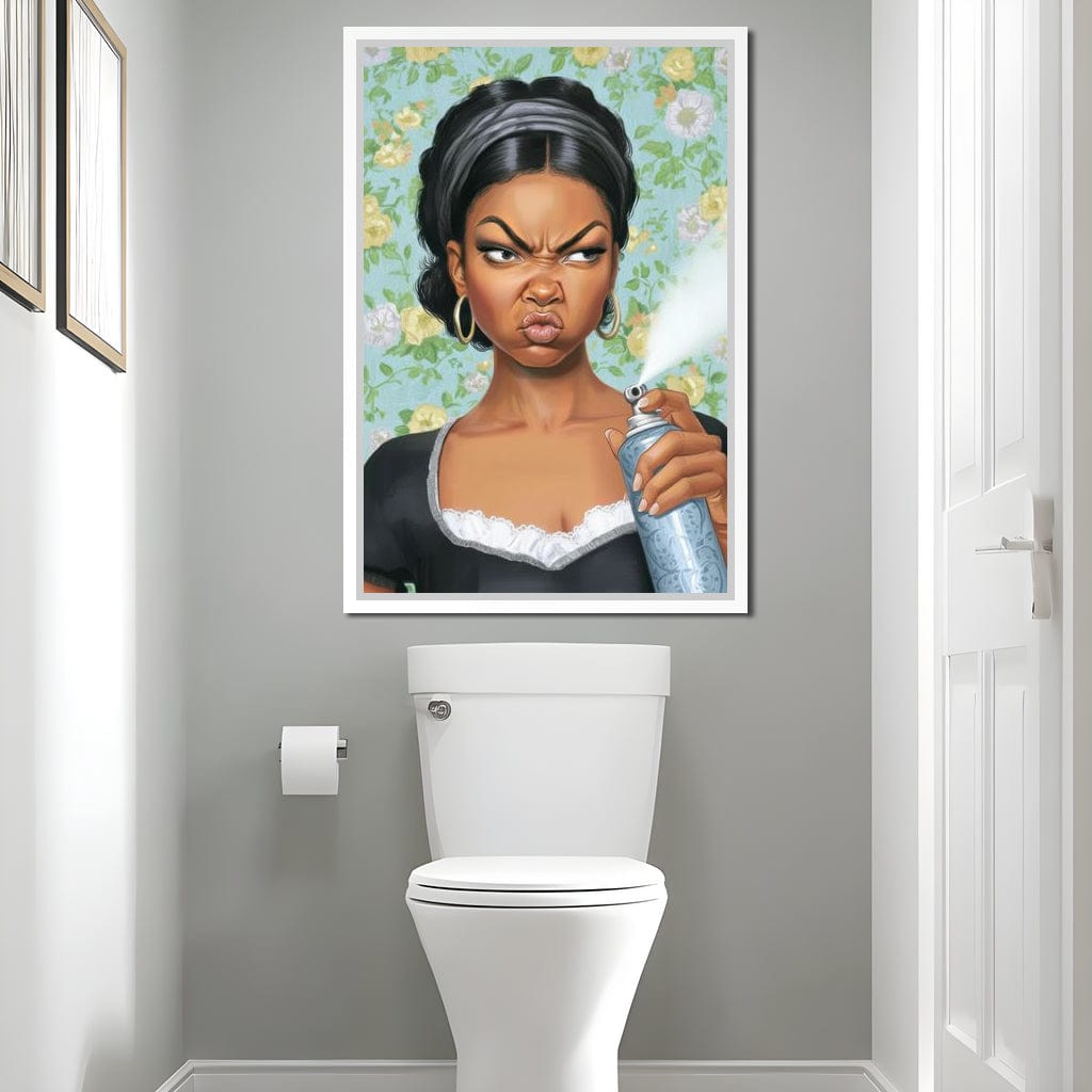 Bathroom Spray Canvas Wall Art