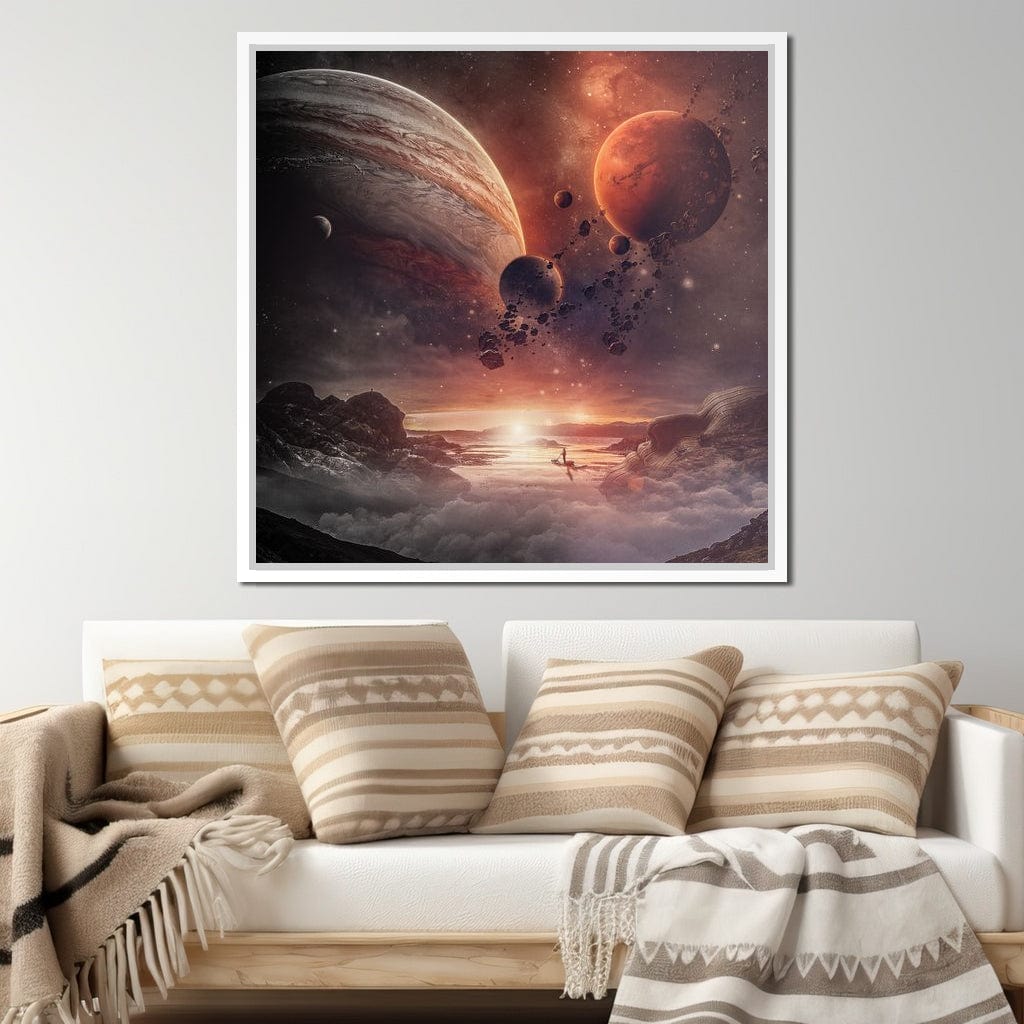 Surreal Space Canvas Wall Art