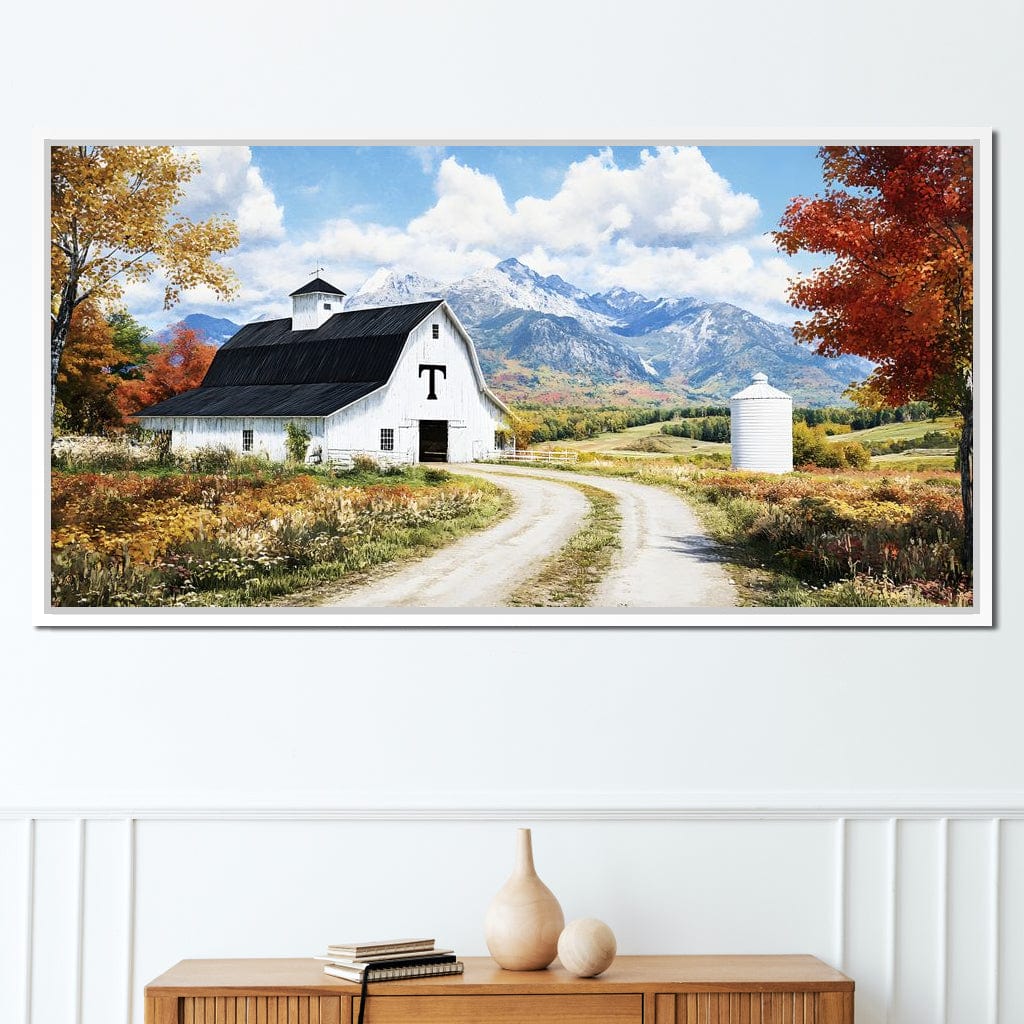 Pathway to Country Bliss Canvas Wall Art