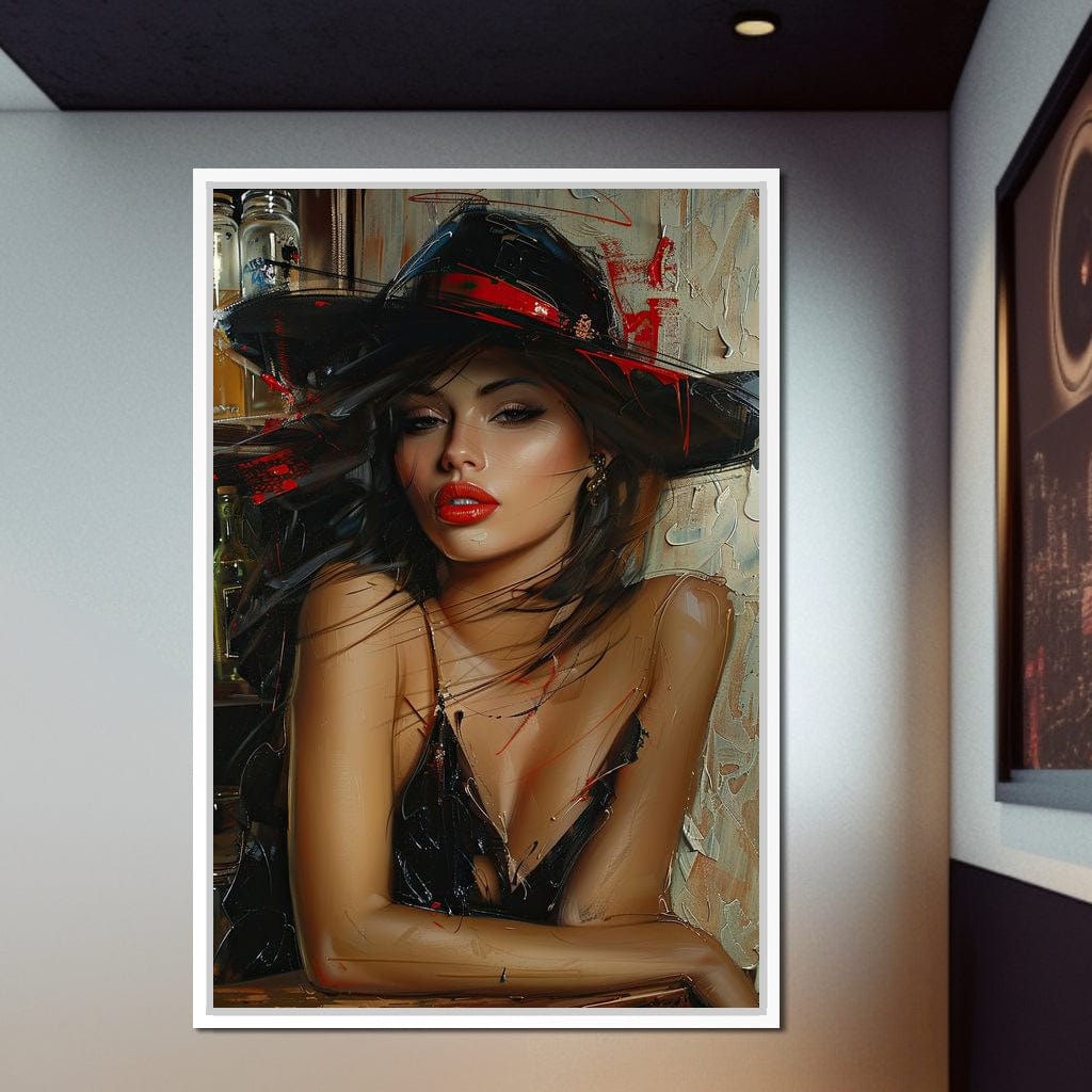 Sable Fedora Canvas Wall Art
