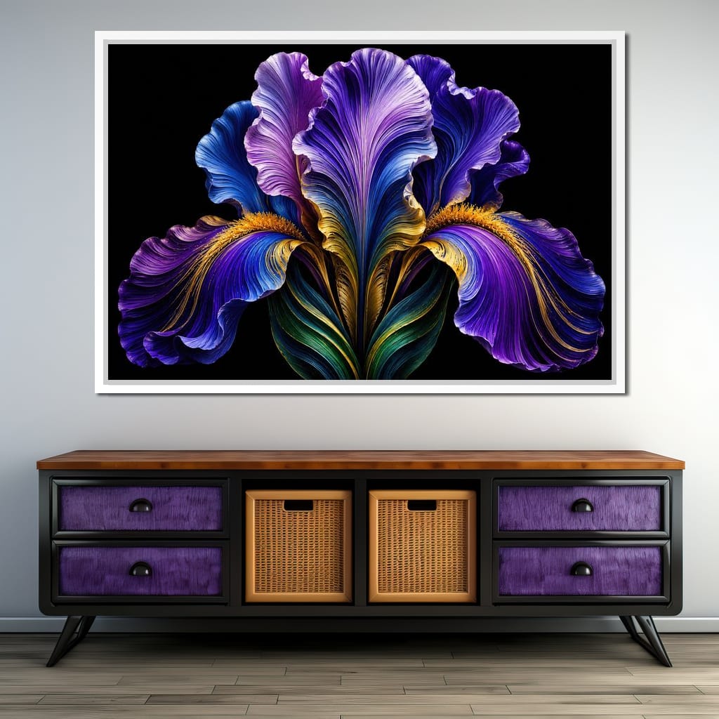 Purple Reign Canvas Wall Art