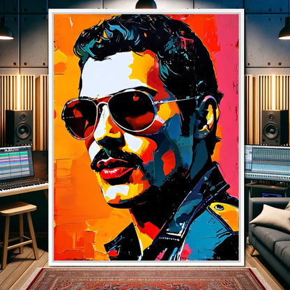 Freddie Mercury Canvas Wall Art