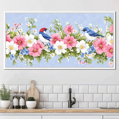Delicate Harmony of Blossoms Canvas Wall Art