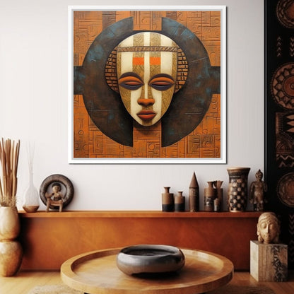 Tribal Mask 12 Canvas Wall Art