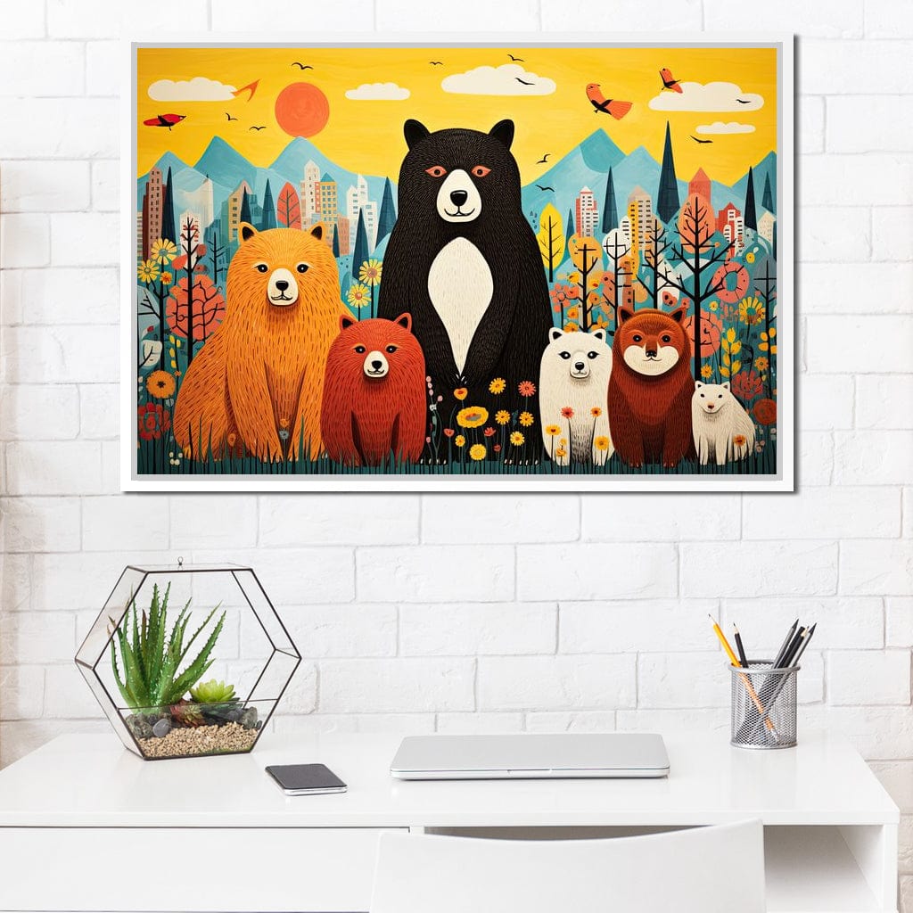 Sundown in the Wild Frontier Canvas Wall Art