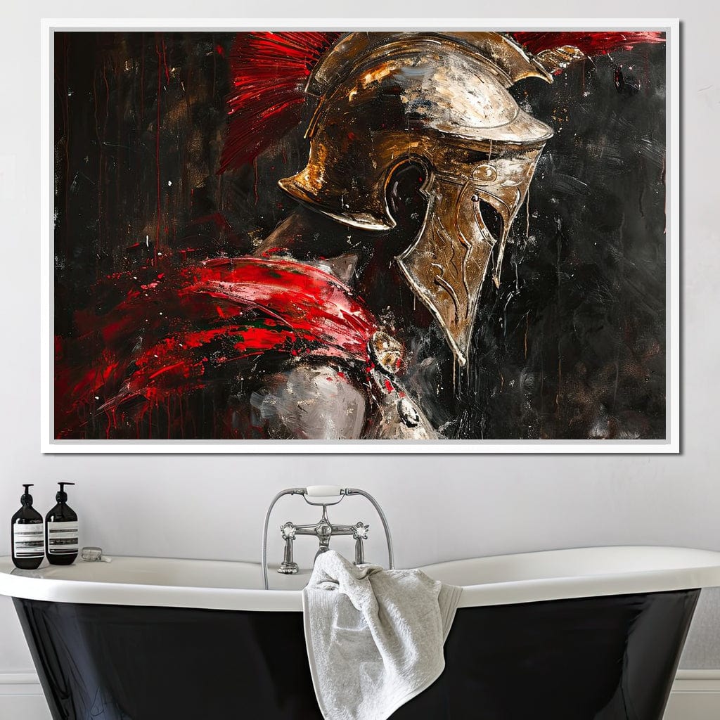 Thoughtful Spartan Reflections Canvas Wall Art