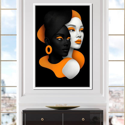 Faces of Balance Canvas Wall Art