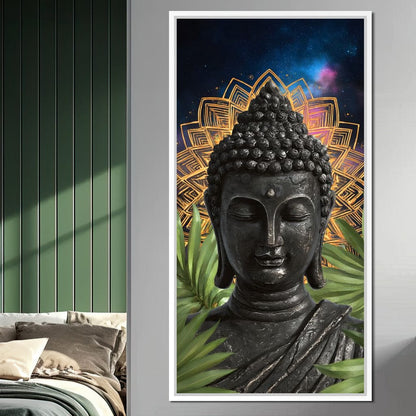 Tranquil Buddha Nightfall Canvas Wall Art