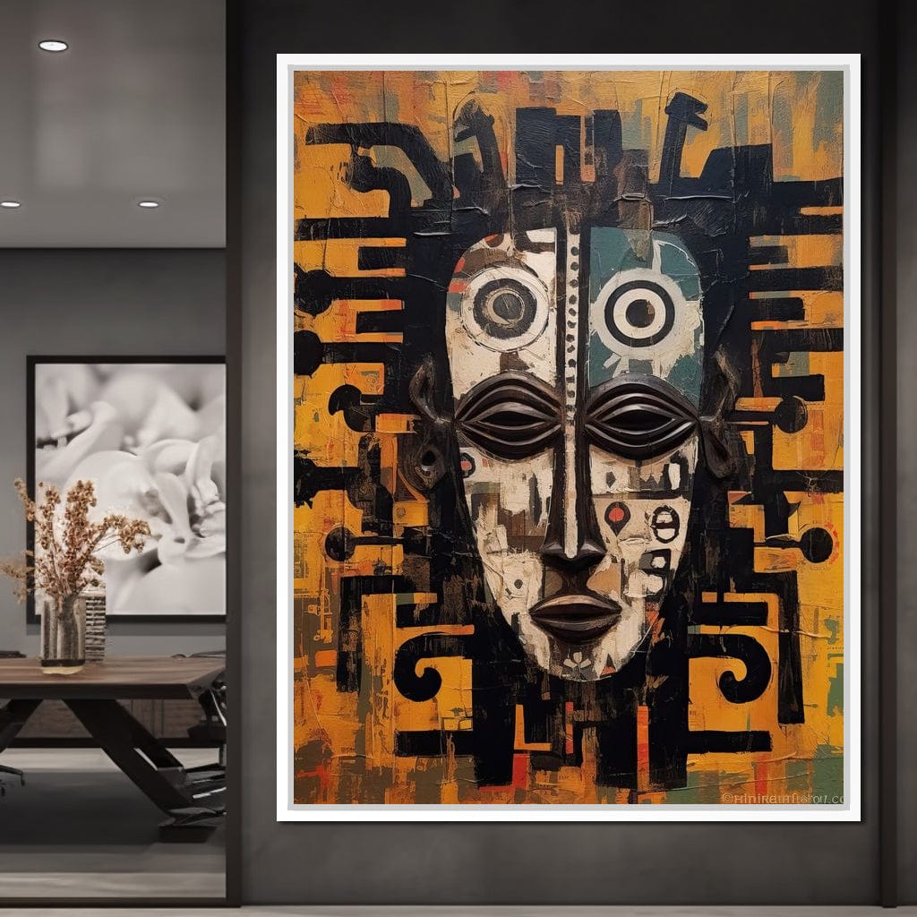 Tribal Mask 19 Canvas Wall Art