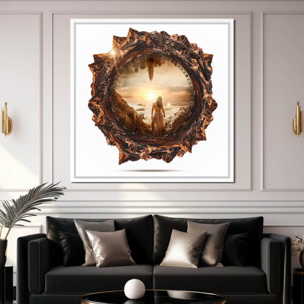 Surreal Time Canvas Wall Art