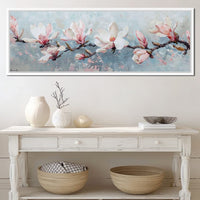 Blossoming Serenity Branches Canvas Wall Art