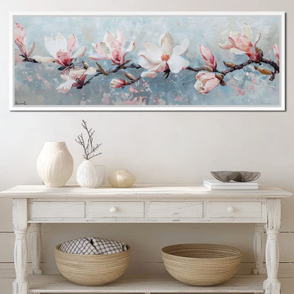 Blossoming Serenity Branches Canvas Wall Art