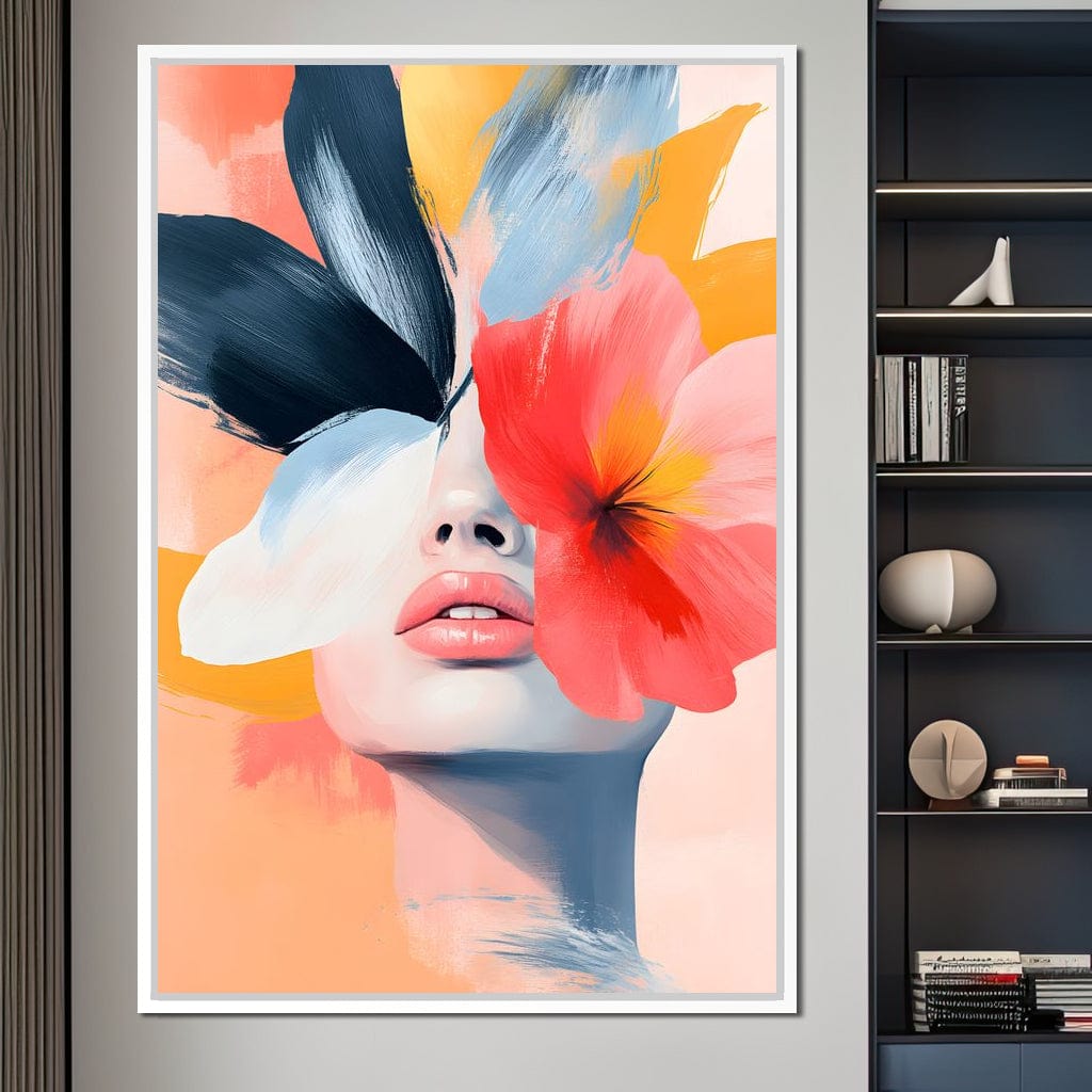 Petals of Enchantment Canvas Wall Art
