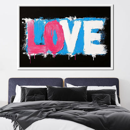 Bold Strokes of Passion Canvas Wall Art