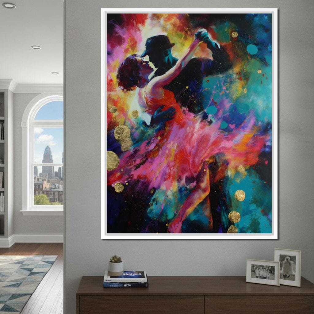 Midnight Tango Color Storm Canvas Wall Art