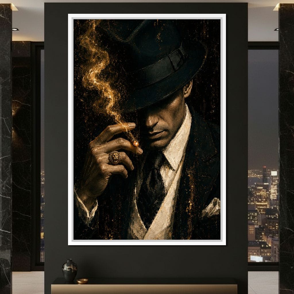 Legacy of the Gilded Shadow Canvas Wall Art