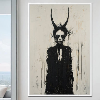 Veiled Presence of Shadows Canvas Wall Art