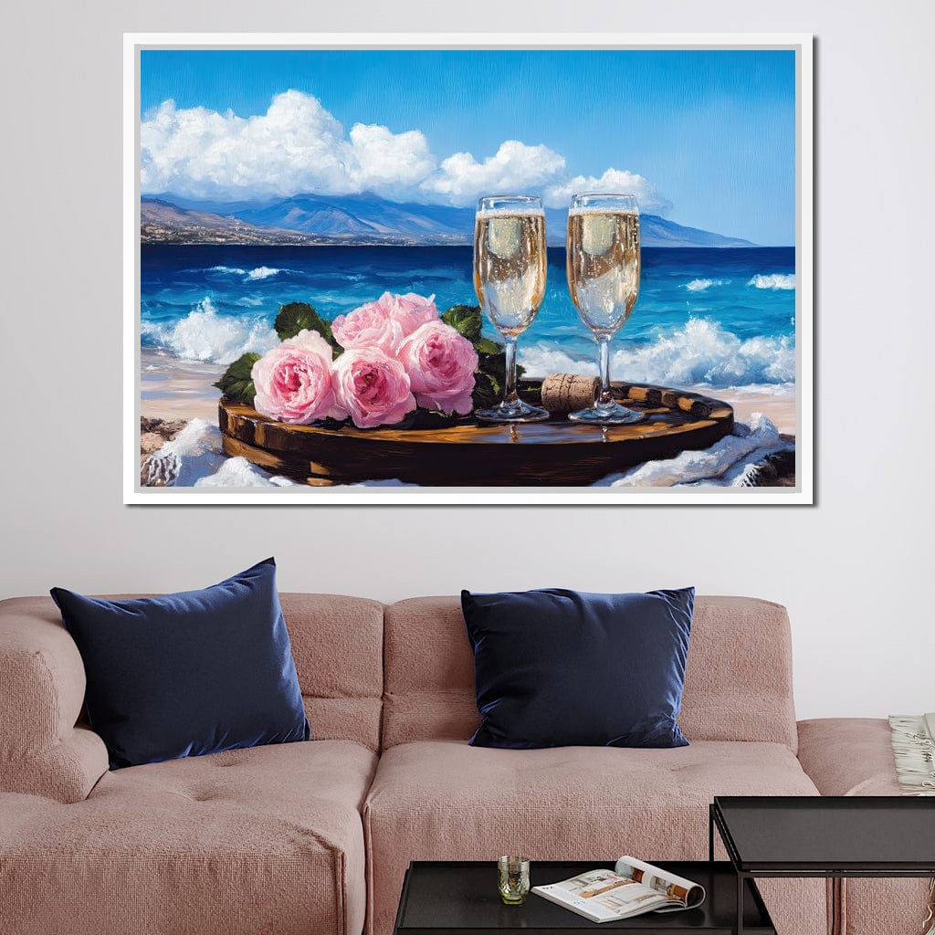 Oceanfront Celebration Bliss Canvas Wall Art