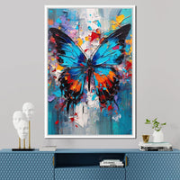 Colorburst Butterflies Canvas Wall Art