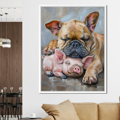 Slumber Buddies Naptime Canvas Wall Art
