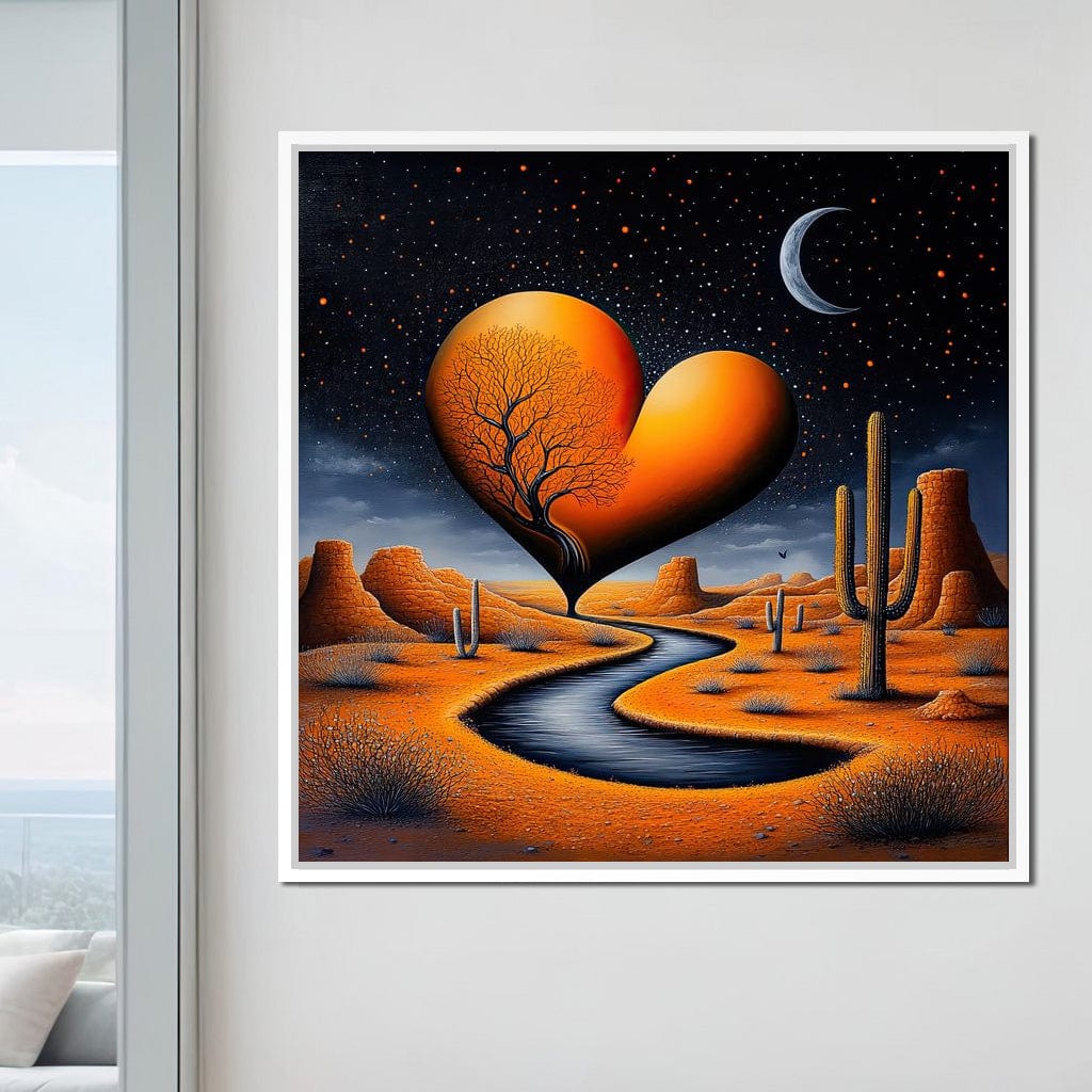 Heart of the Desert Canvas Wall Art