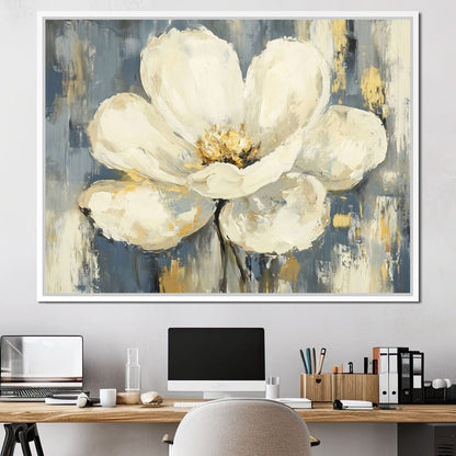 Petals of Tranquil Blossom Canvas Wall Art