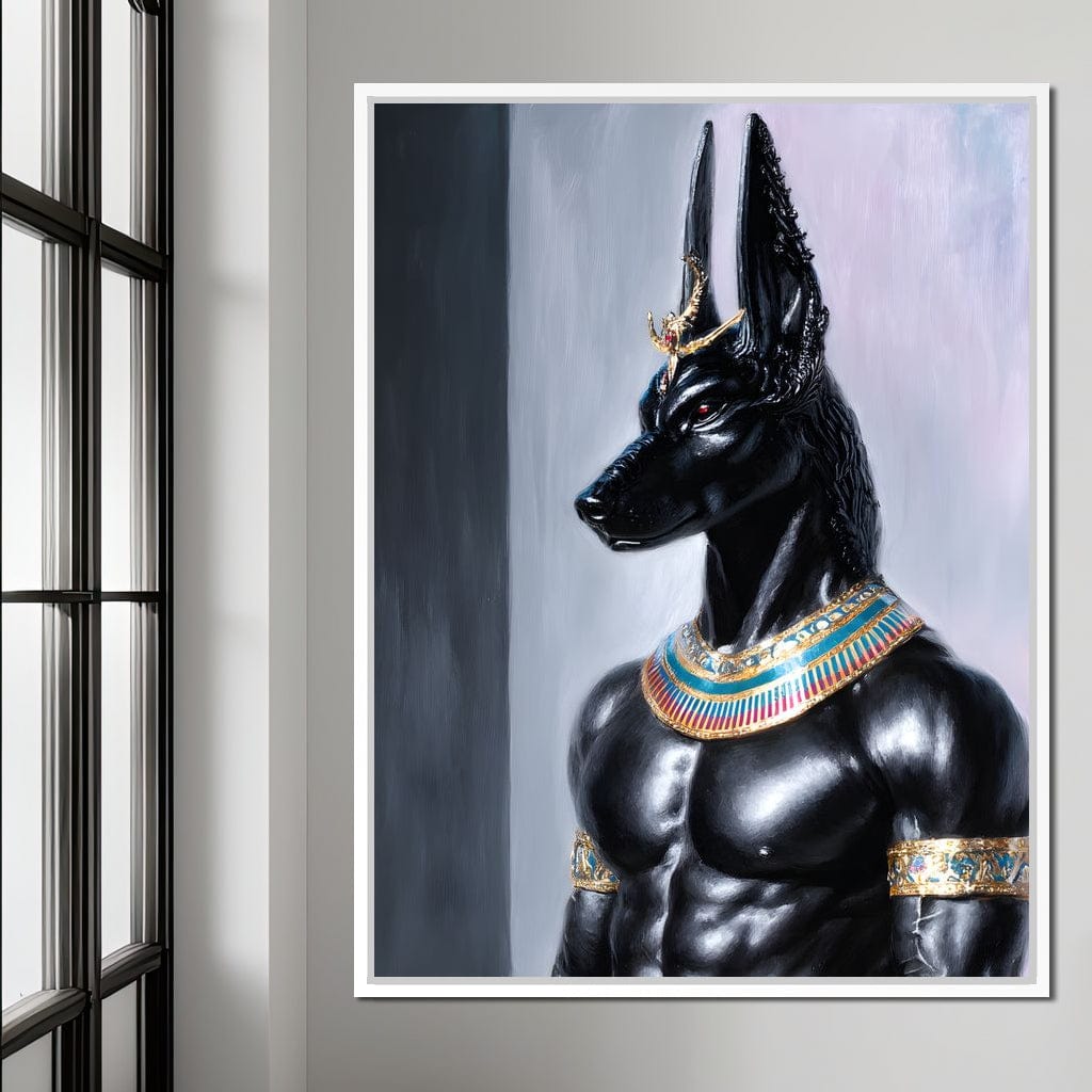 Anubis Guardian of the Pharaoh Canvas Wall Art