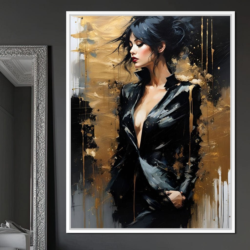 Female Portrait 0052 Canvas Wall Art