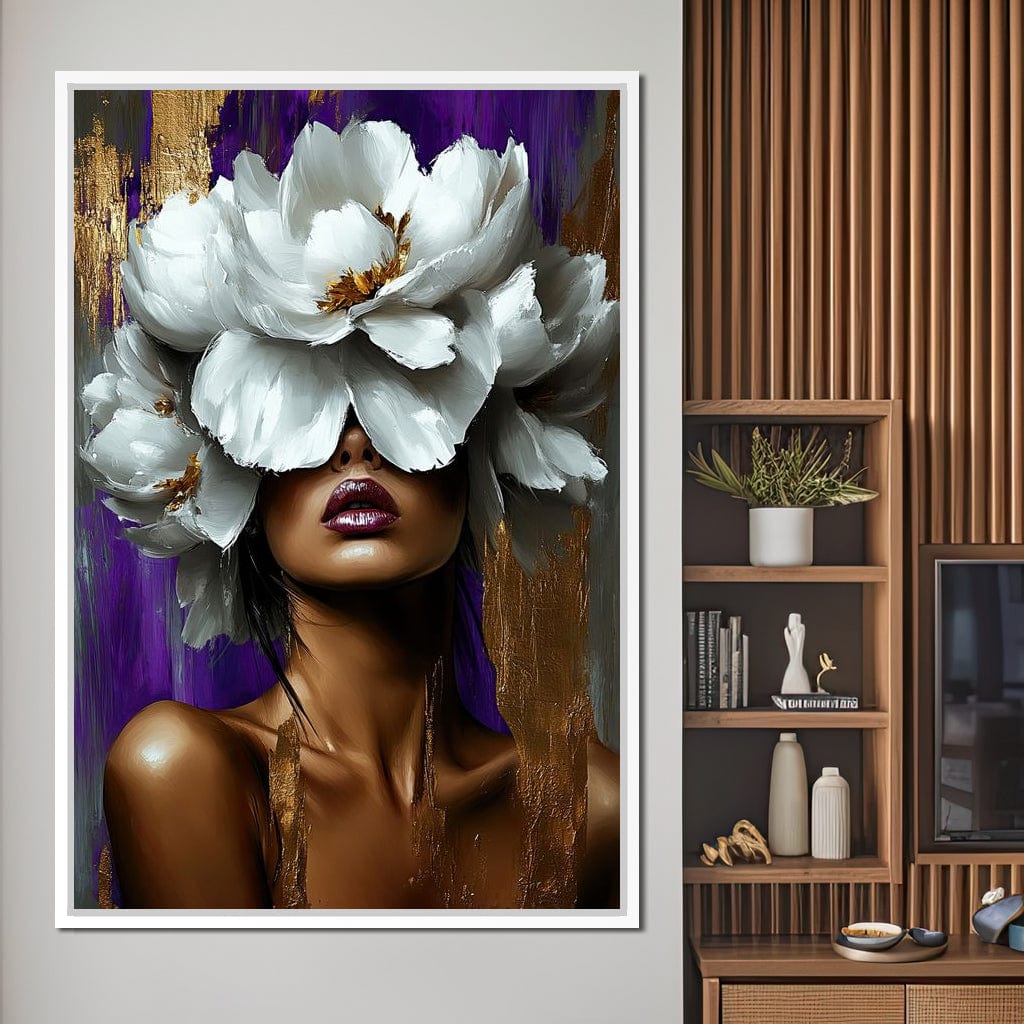 Radiant Blossom Essence Canvas Wall Art
