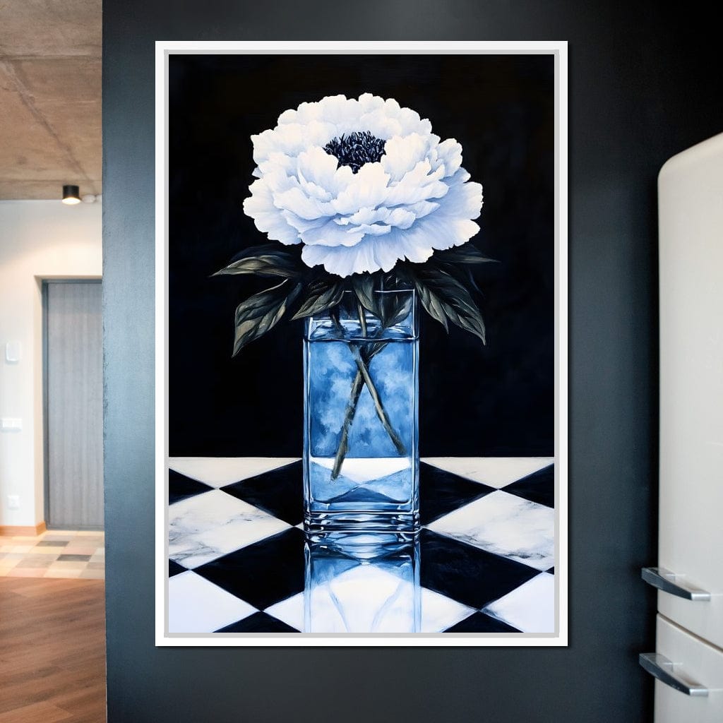 Dream Petals in Glass Enclave Canvas Wall Art