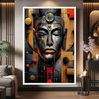 Solar Radiance Geometric Visions Canvas Wall Art