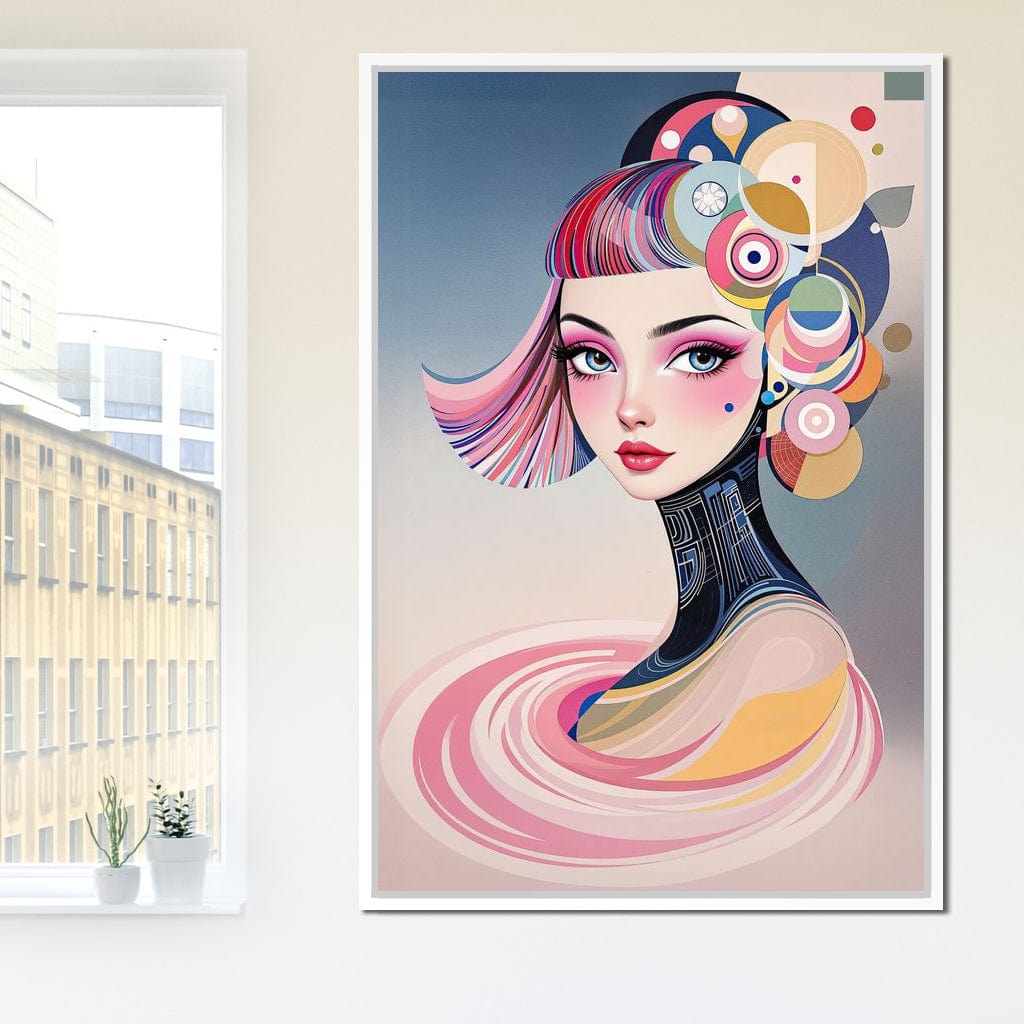 Pastel Elegy Canvas Wall Art