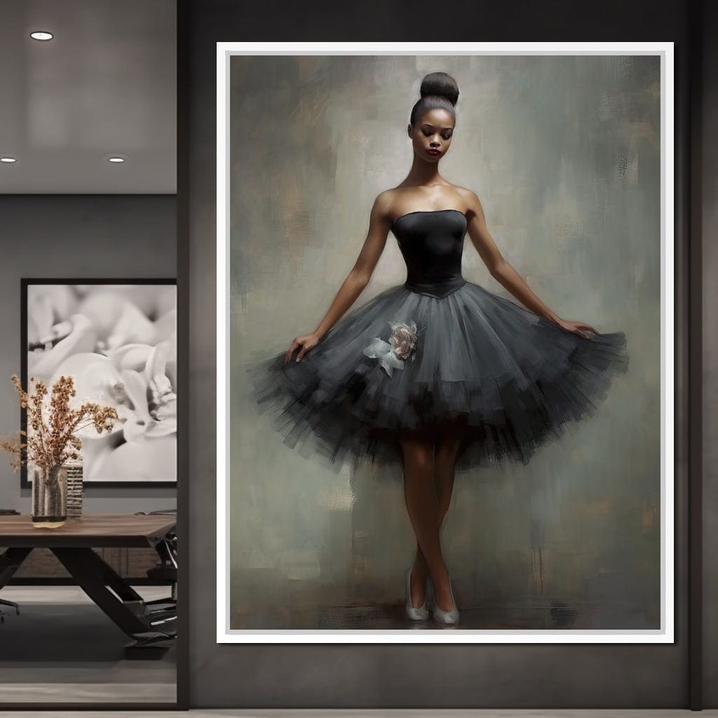 Lovely Ballerina Canvas Wall Art
