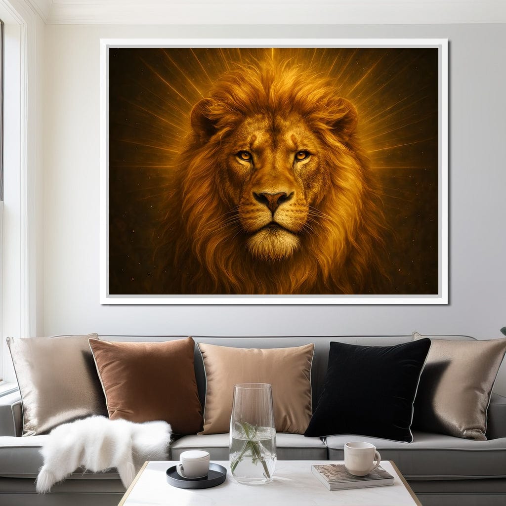 Majestic Radiance of the King Canvas Wall Art