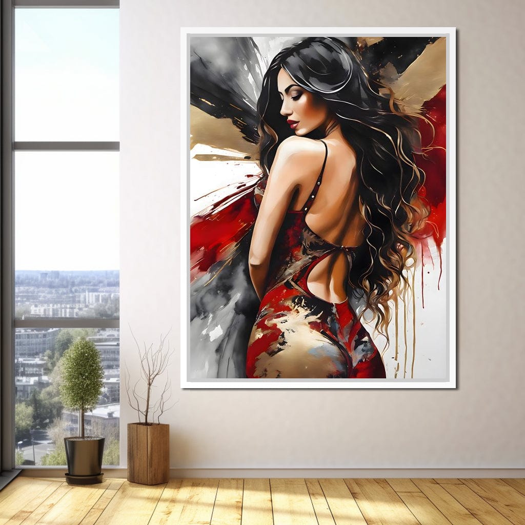 Female Portrait 163 Canvas Wall Art