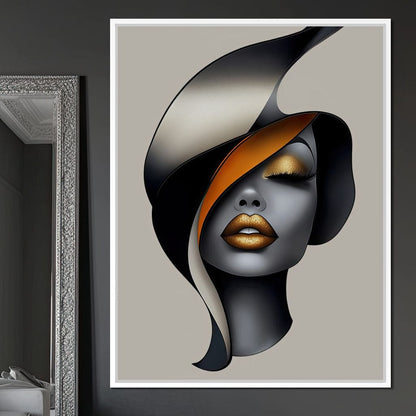 She Wears the Dusk Canvas Wall Art