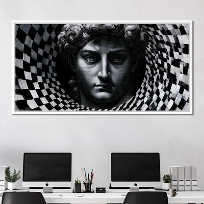 Fragmented Logic Of The Marble Mind Canvas Wall Art