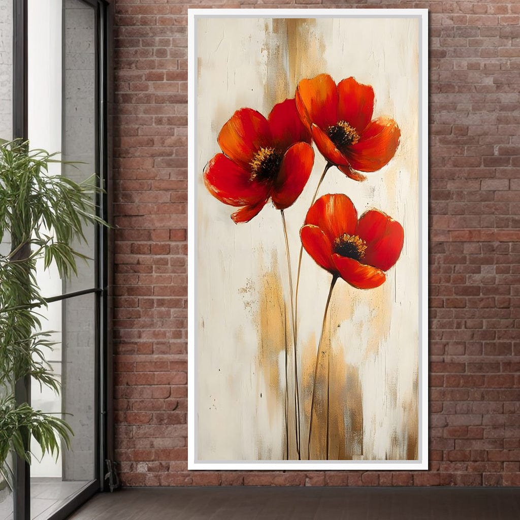 Summer Petal Dance Canvas Wall Art