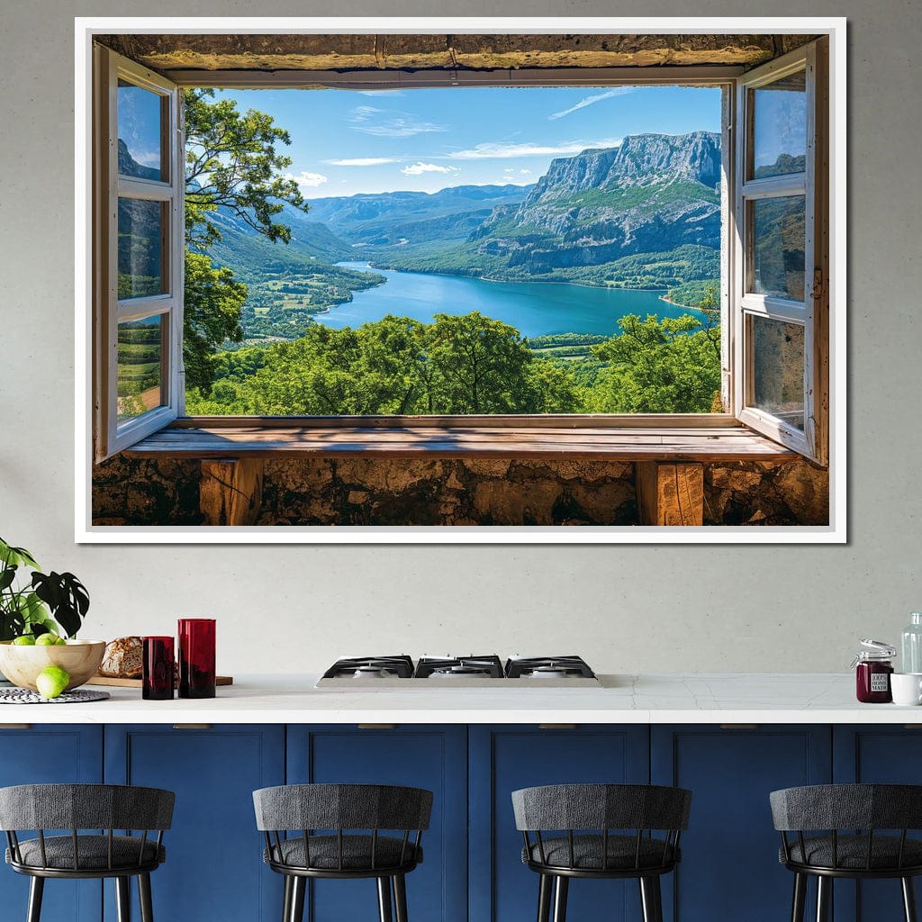 Serenity Vista Panorama Canvas Wall Art
