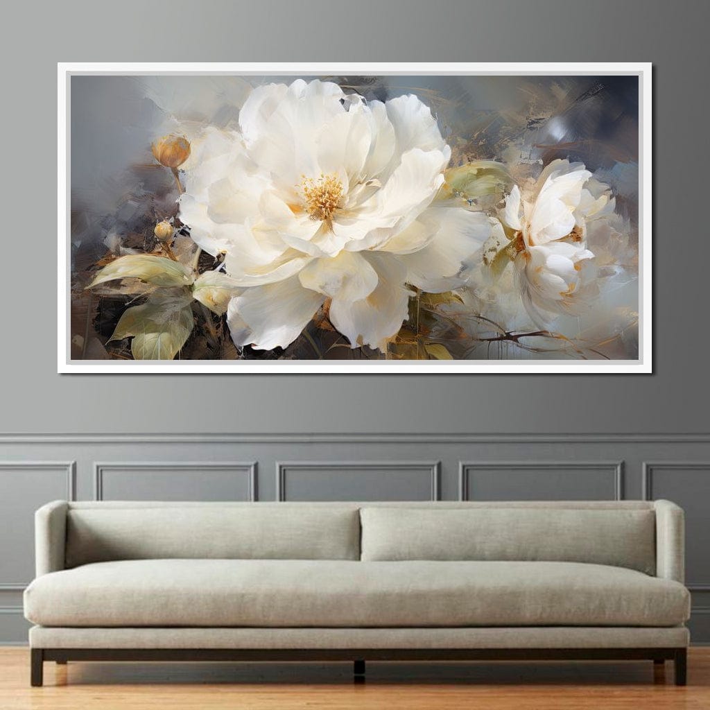 Ethereal Peony Essences Canvas Wall Art