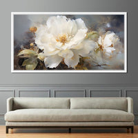 Ethereal Peony Essences Canvas Wall Art