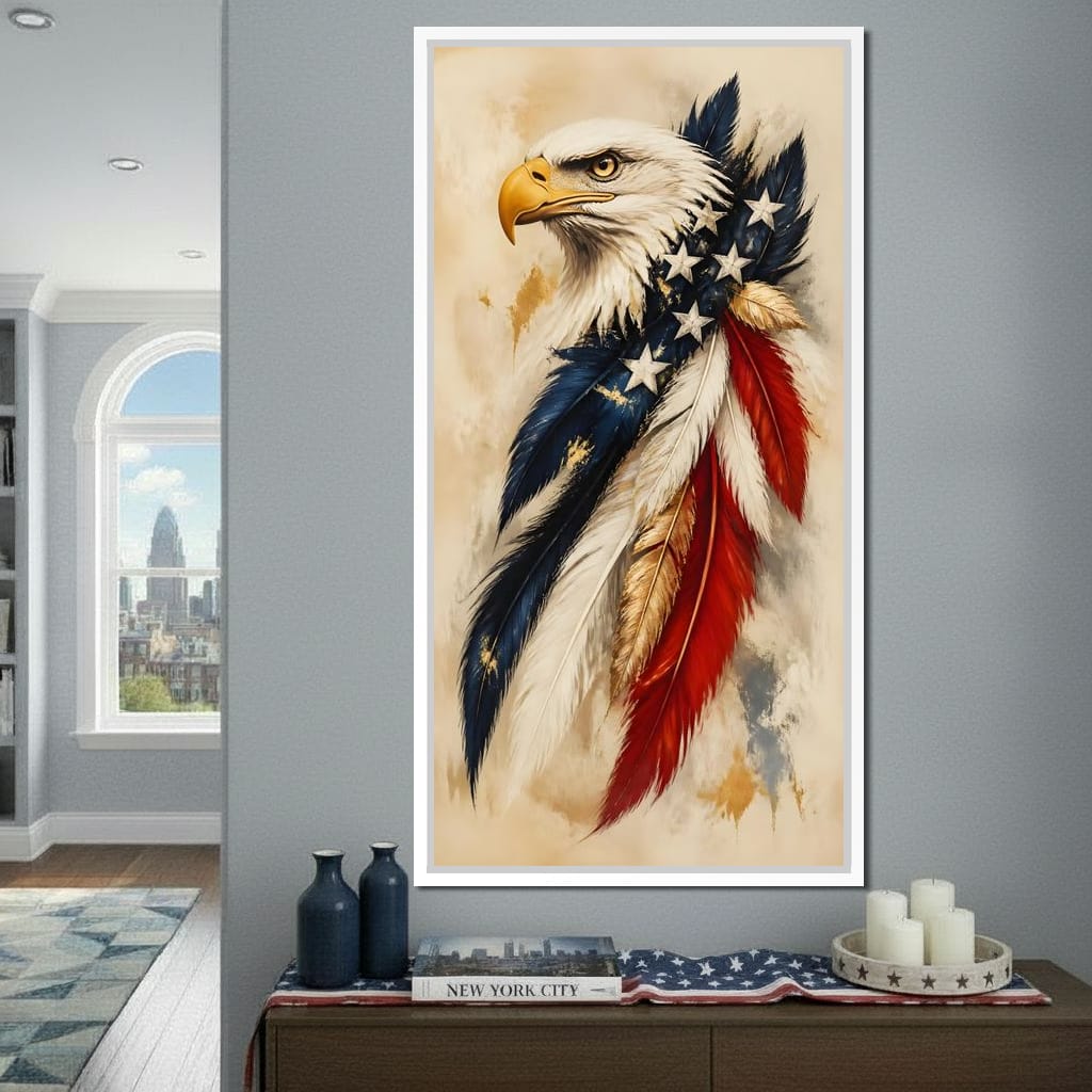 Sovereign Flight Of Freedom Canvas Wall Art