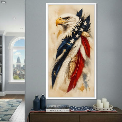 Sovereign Flight Of Freedom Canvas Wall Art