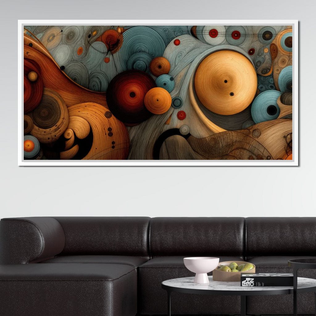 Microcosm Swirl Canvas Wall Art