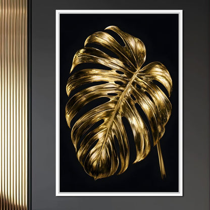 Gilded Foliage Night Study Canvas Wall Art
