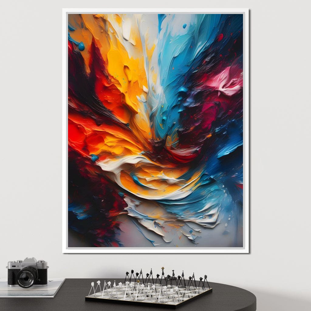 Color Burst Canvas Wall Art