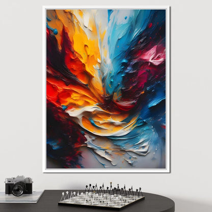 Color Burst Canvas Wall Art